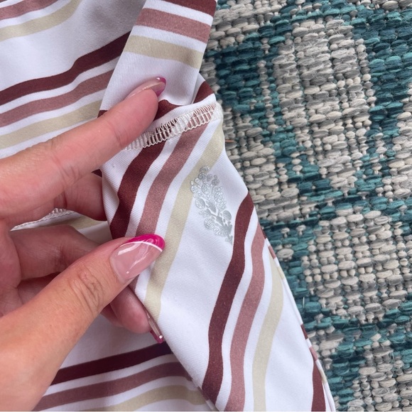 Free People High-Rise 7/8 Length Striped Gidget Legging - Picture 6 of 11